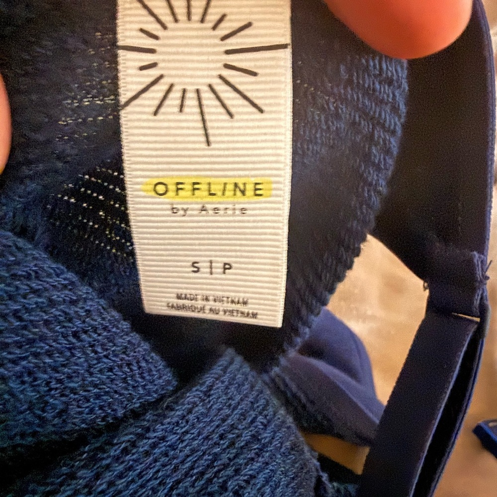 OFFLINE by Aerie Keep It 100 Navy Women's Jumpsuit size S - Picture 4 of 4